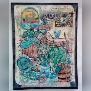 🎨Abstract Watercolor Painting Art🖼